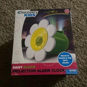 Daisy bloom projection alarm clock